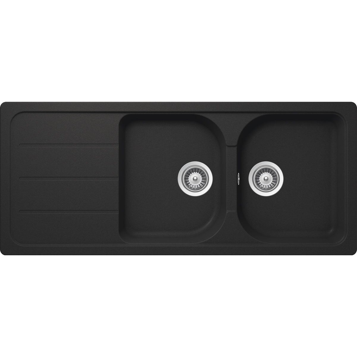 SCHOCK- Einbauspuele Formhaus D-200- aus CRISTALITE-  Onyx 87365 87365