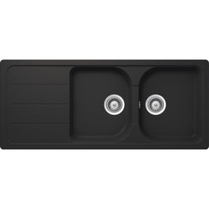 SCHOCK- Einbauspuele Formhaus D-200- aus CRISTALITE-  Onyx 87365 87365