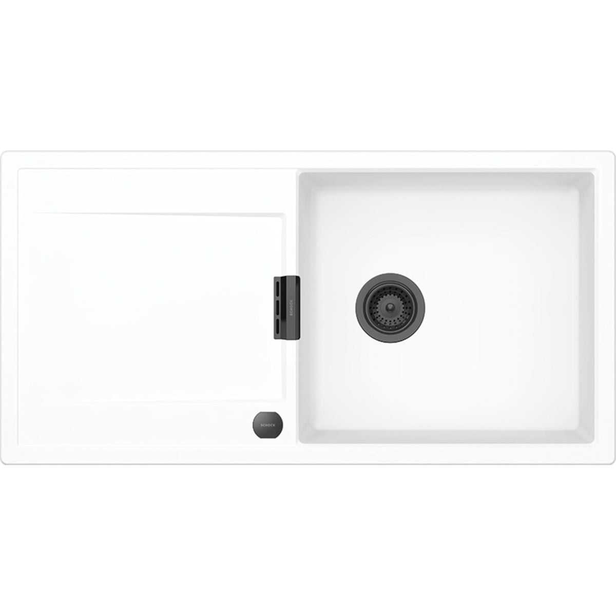 SCHOCK- Einbauspuele Mono D-100 Large- aus CRISTADUR- 87497 87497