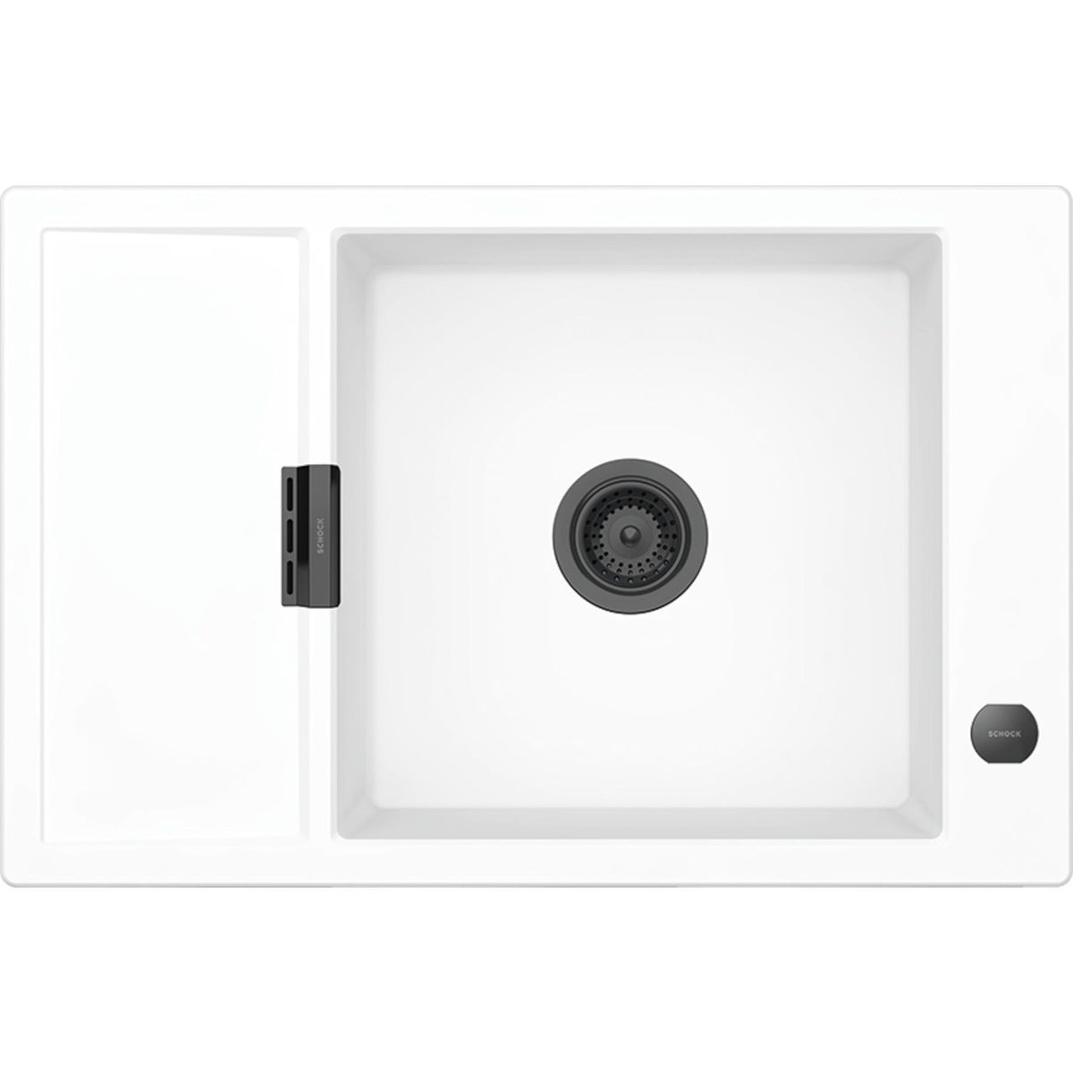 Nobilia SCHOCK- Einbauspuele Mono D-100 XS- aus CRISTADUR-  Stone 87387 87387