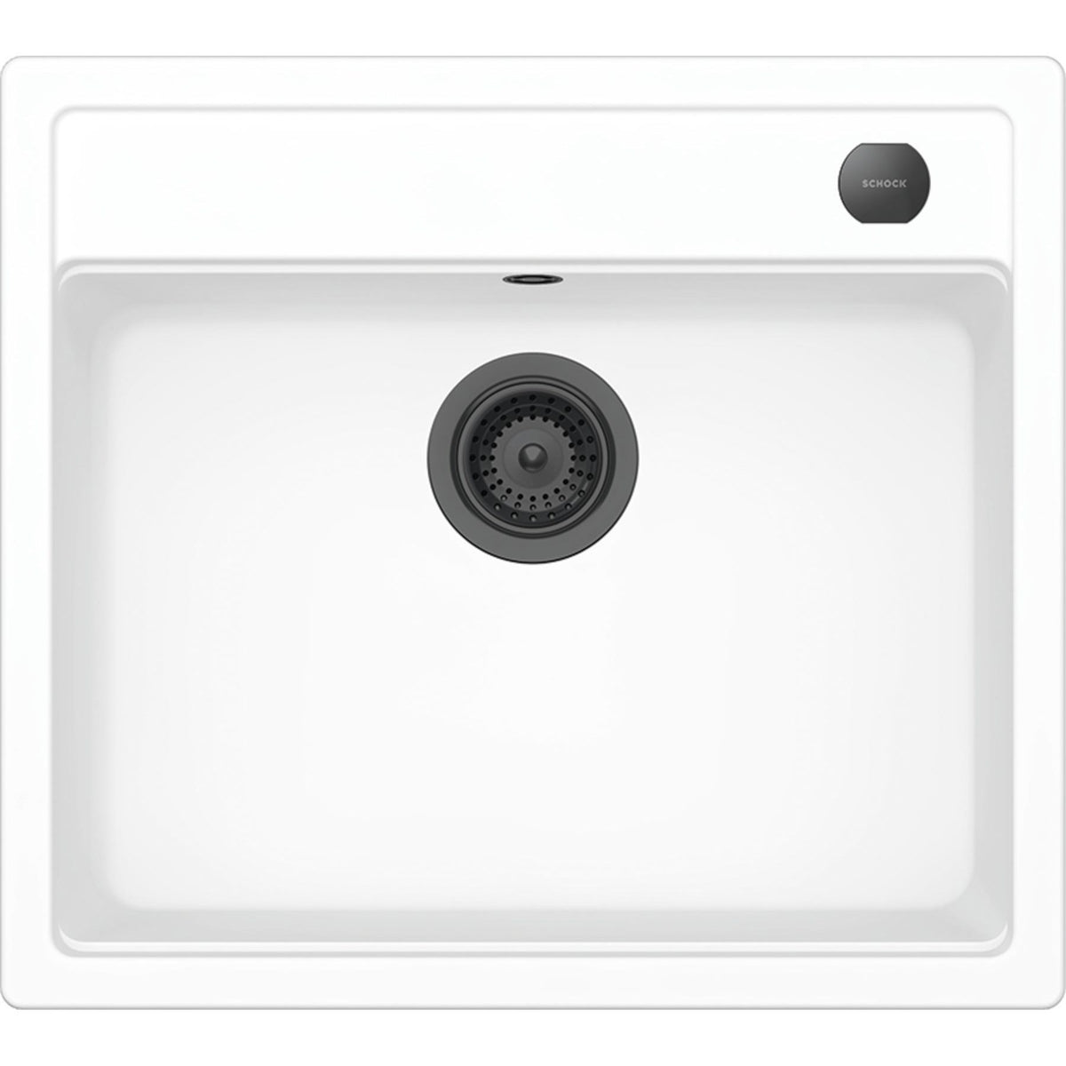 SCHOCK- Einbauspuele Mono N-100 FB RD5- aus CRISTADUR-- nur flaechenbuendiger Einbau 87479 87479