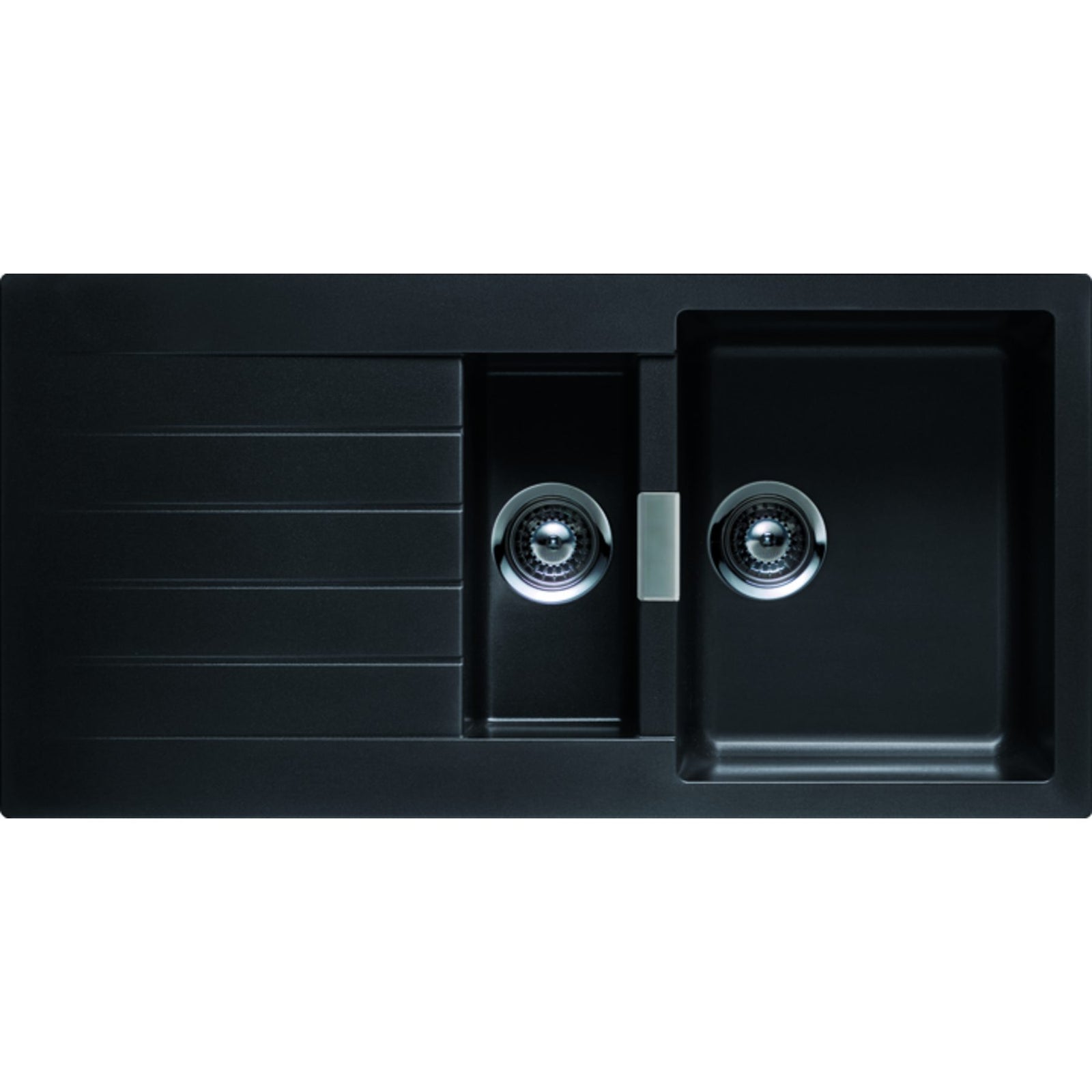 SCHOCK: Inbouwspoelbak Patos D- 150, van CRISTADUR® Magma 87412 100 cm