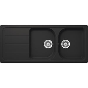 Nobilia SCHOCK SCHOCK- Einbauspuele Formhaus D-200- aus CRISTALITE-  Onyx 87365 87365