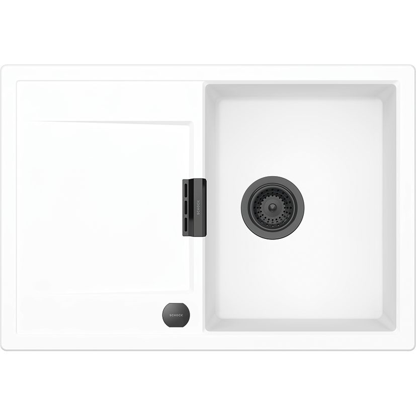 SCHOCK- Einbauspuele Mono D-100 S FB RD5- aus CRISTADUR-- nur flaechenbuendiger Einbau  Stone 87469 87469