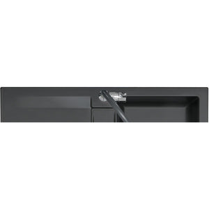 SYSTEMCERAM- Einbauspuele Genea 87- Keramik  Nigra 87646 87646