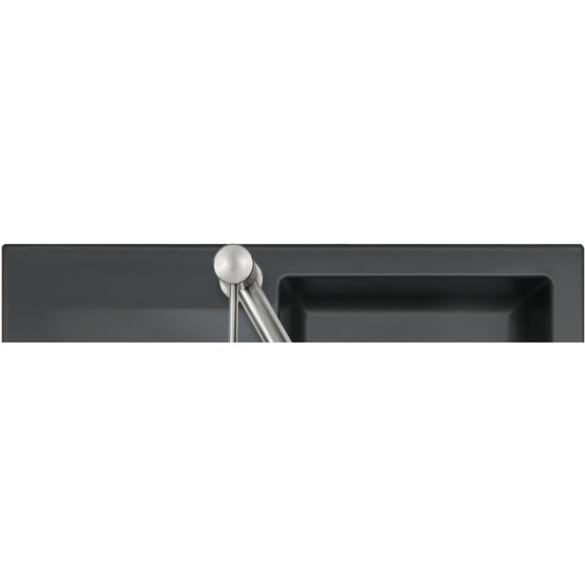 SYSTEMCERAM- Einbauspuele Genea 75- Keramik  Nigra 87642 87642