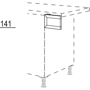 Nobilia Schubkasten-Frontpassstueck USPT60 132