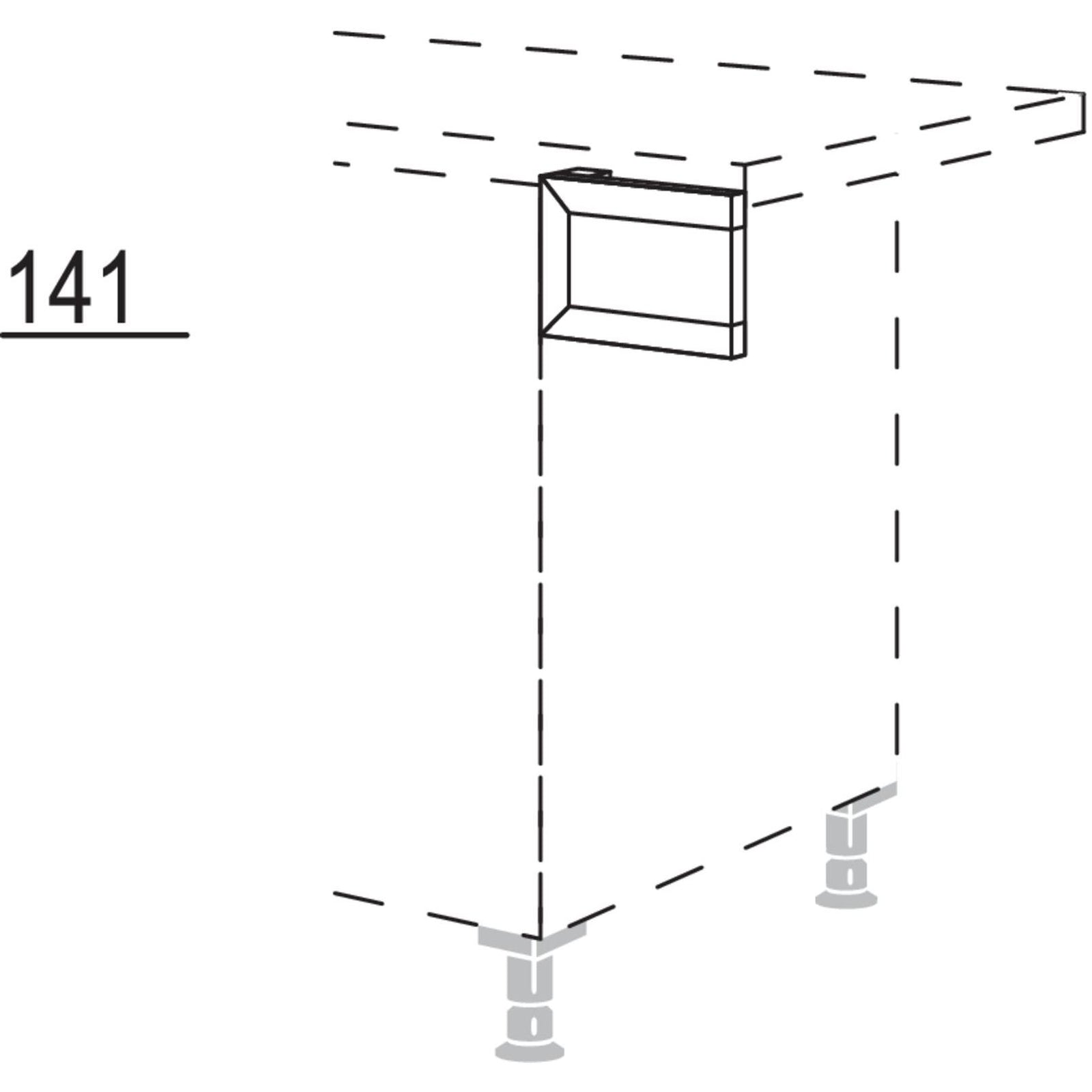 Nobilia Schubkasten-Frontpassstueck USPT60 132