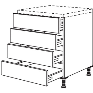 Nobilia Schubkastenschrank U4S90 22579