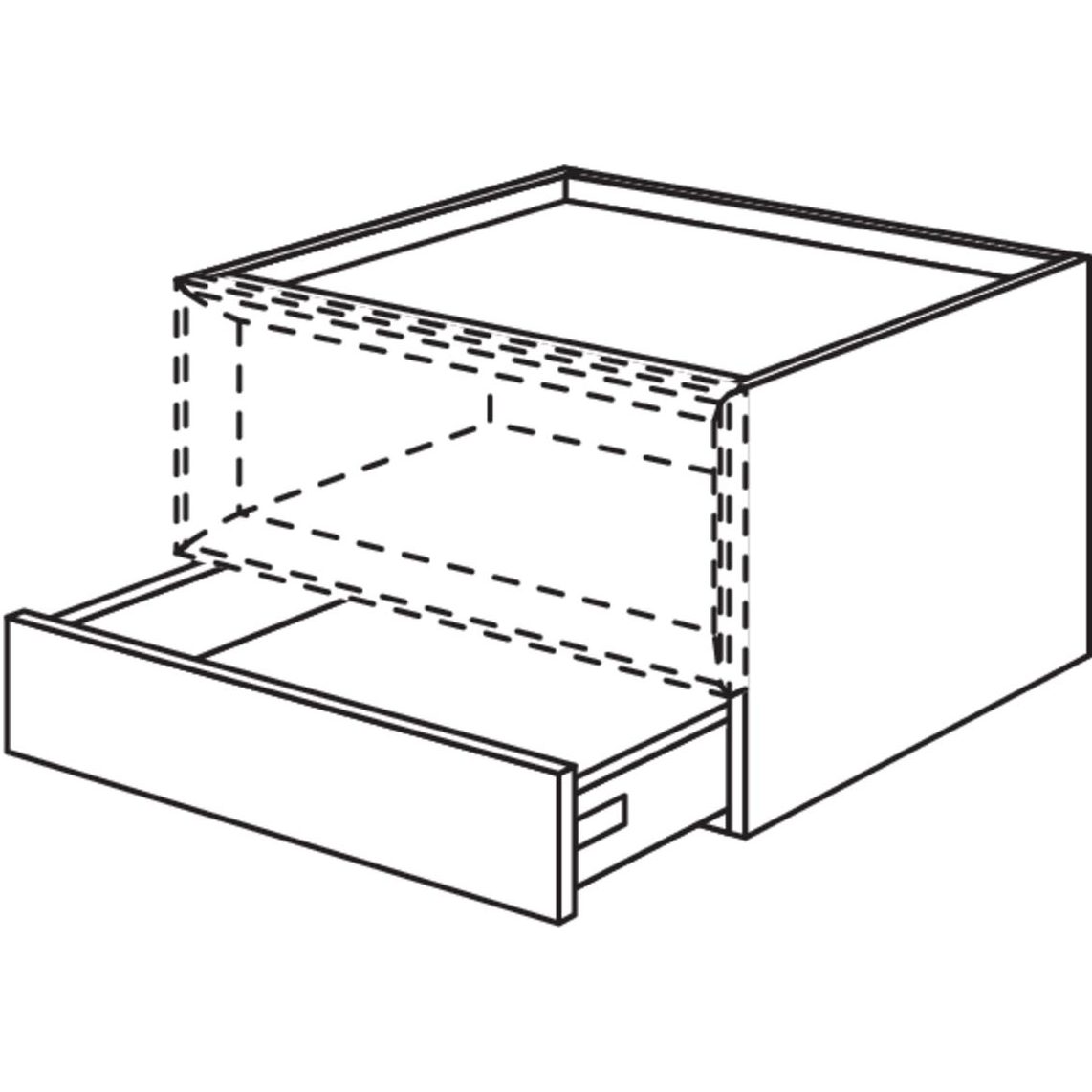 nobilia armoire à tiroirs pour insert d'étagère Case USC45-43 45 cm