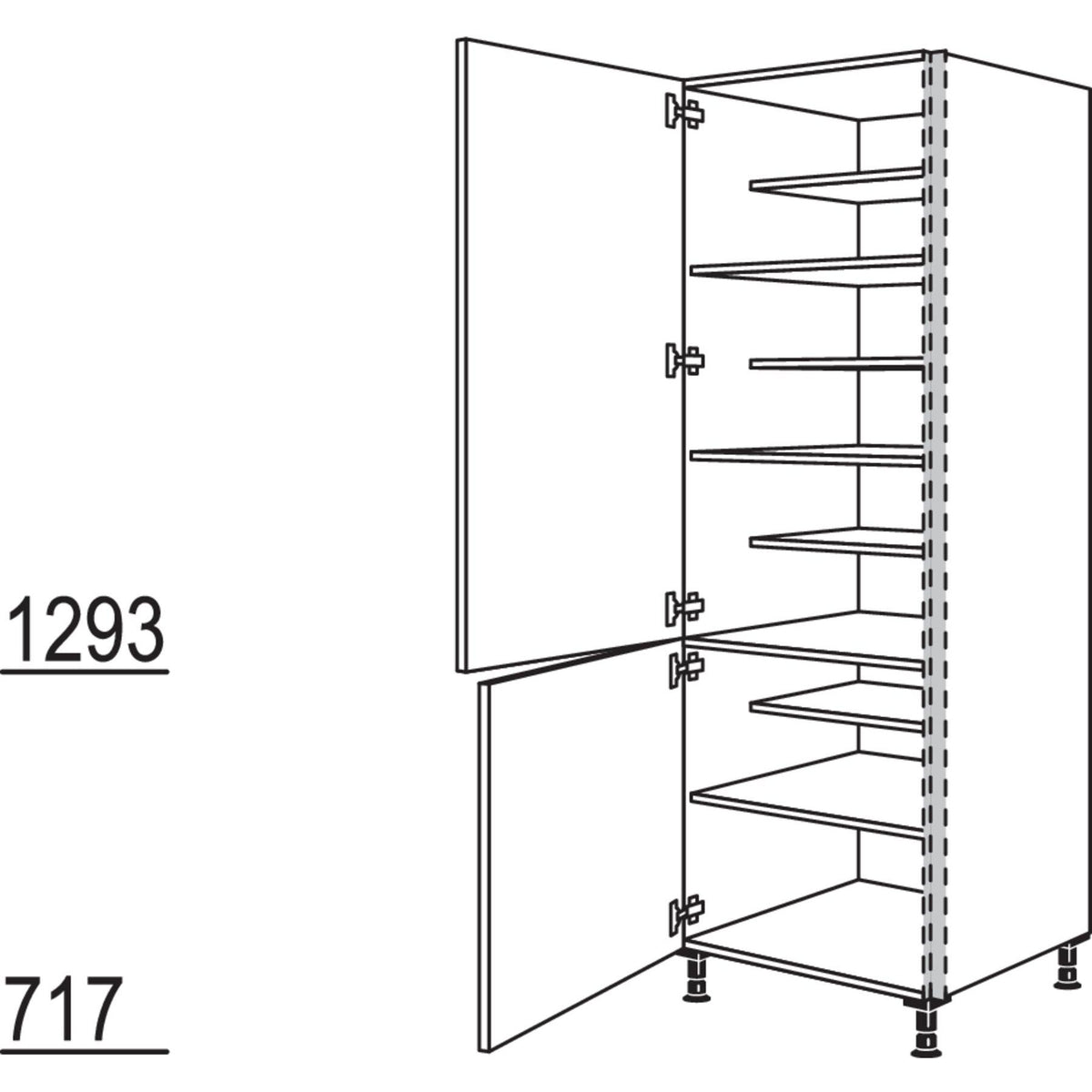 Nobilia Schuhschrank NHSWS40-1 20188