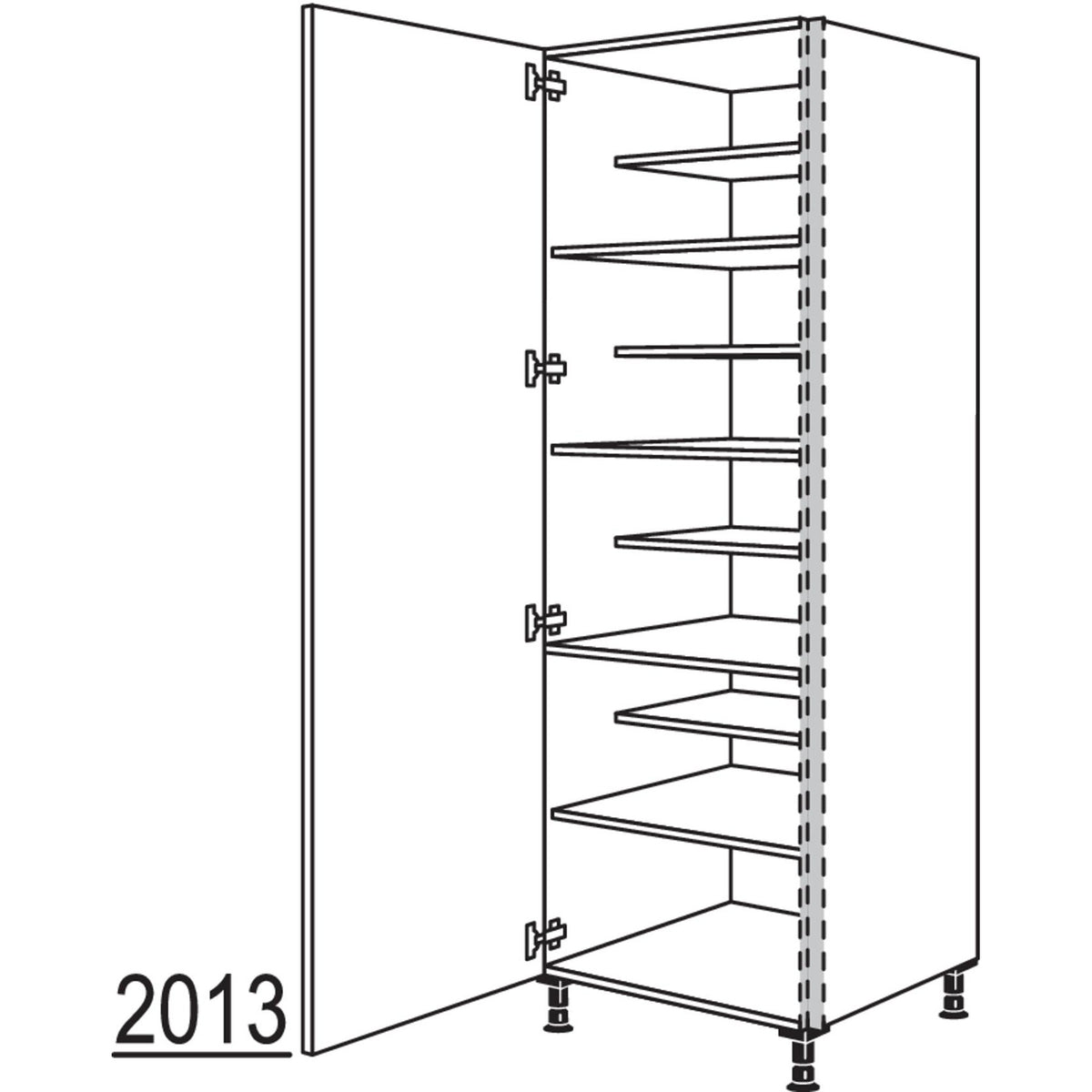 nobilia Schuhschrank NHSWSF60-1 21228