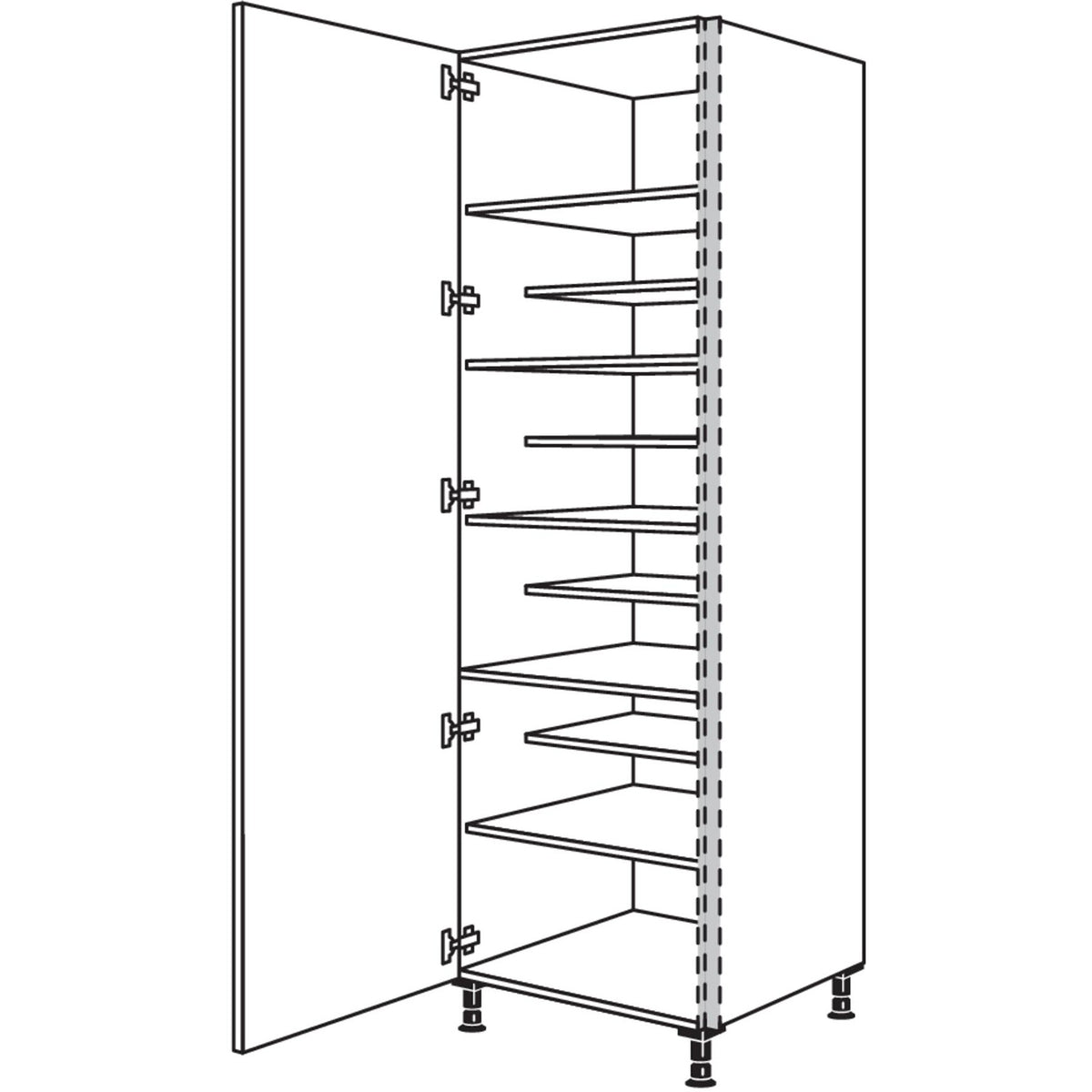 nobilia Schuhschrank NHSWSF60-3 53158