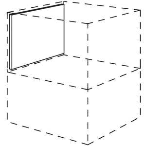 Nobilia Seitenwandverkleidung fuer Unterschrankregal Smartcube USKSC-43 43626