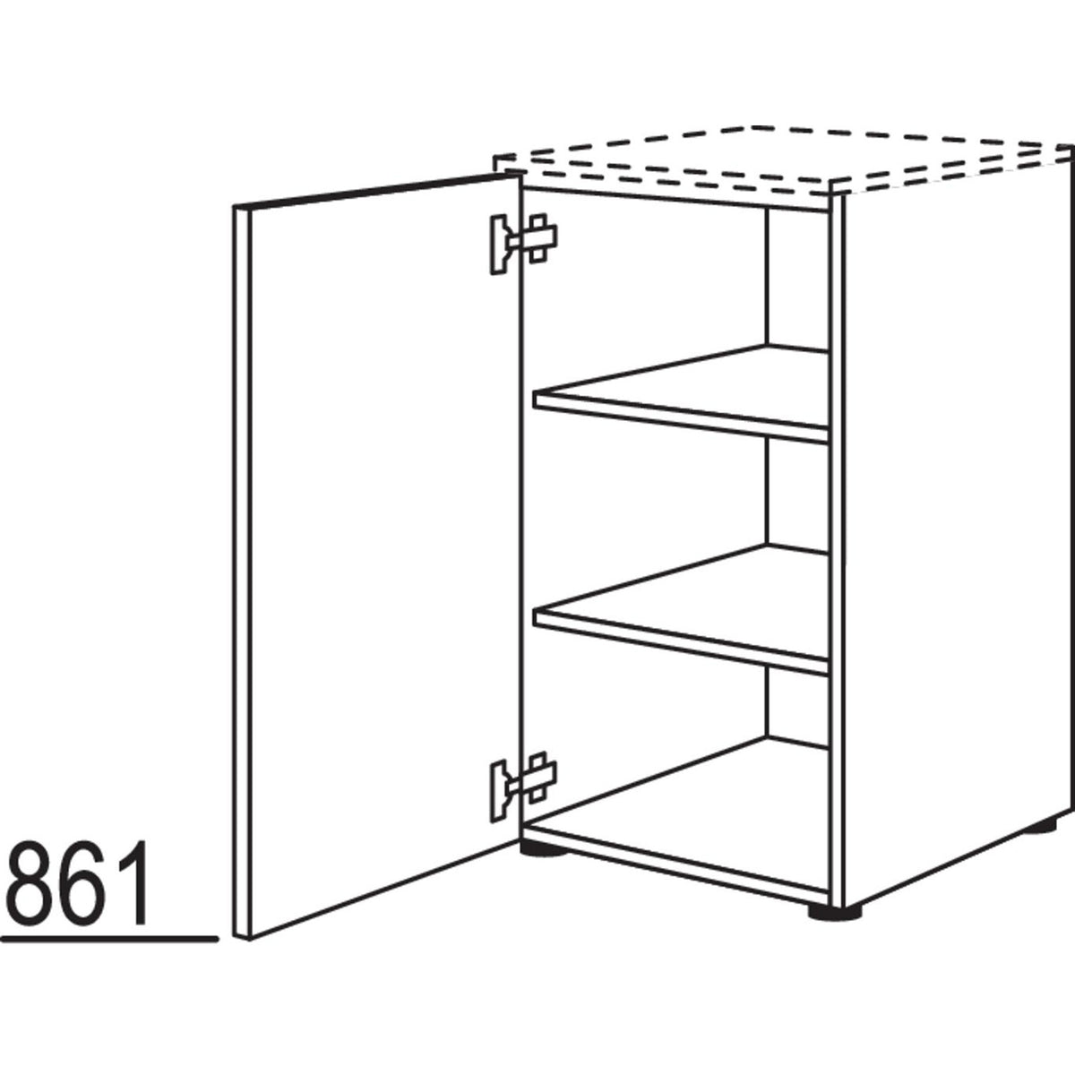 nobilia Sideboard in Echtholz-Furnier SEF45-86 3147