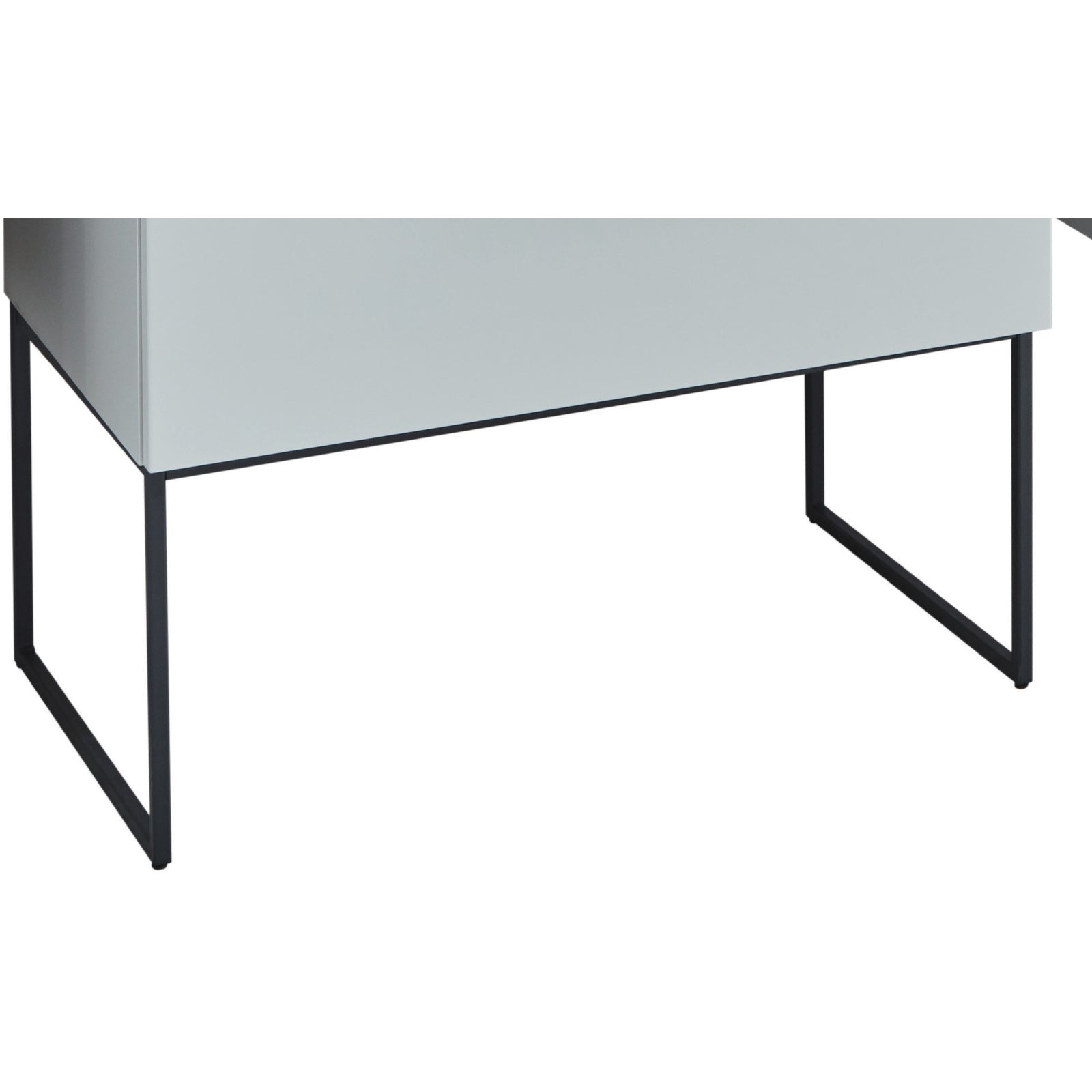 nobilia plinth runners made of steel, 15 mm thick 2 pieces, 450 mm deep SOKU16-46