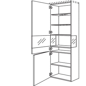 Nobilia Solitaervitrine Boulevard VBS60-202 52976