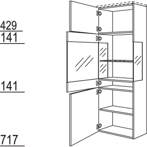 Nobilia Solitaervitrine VSG60-202 52986