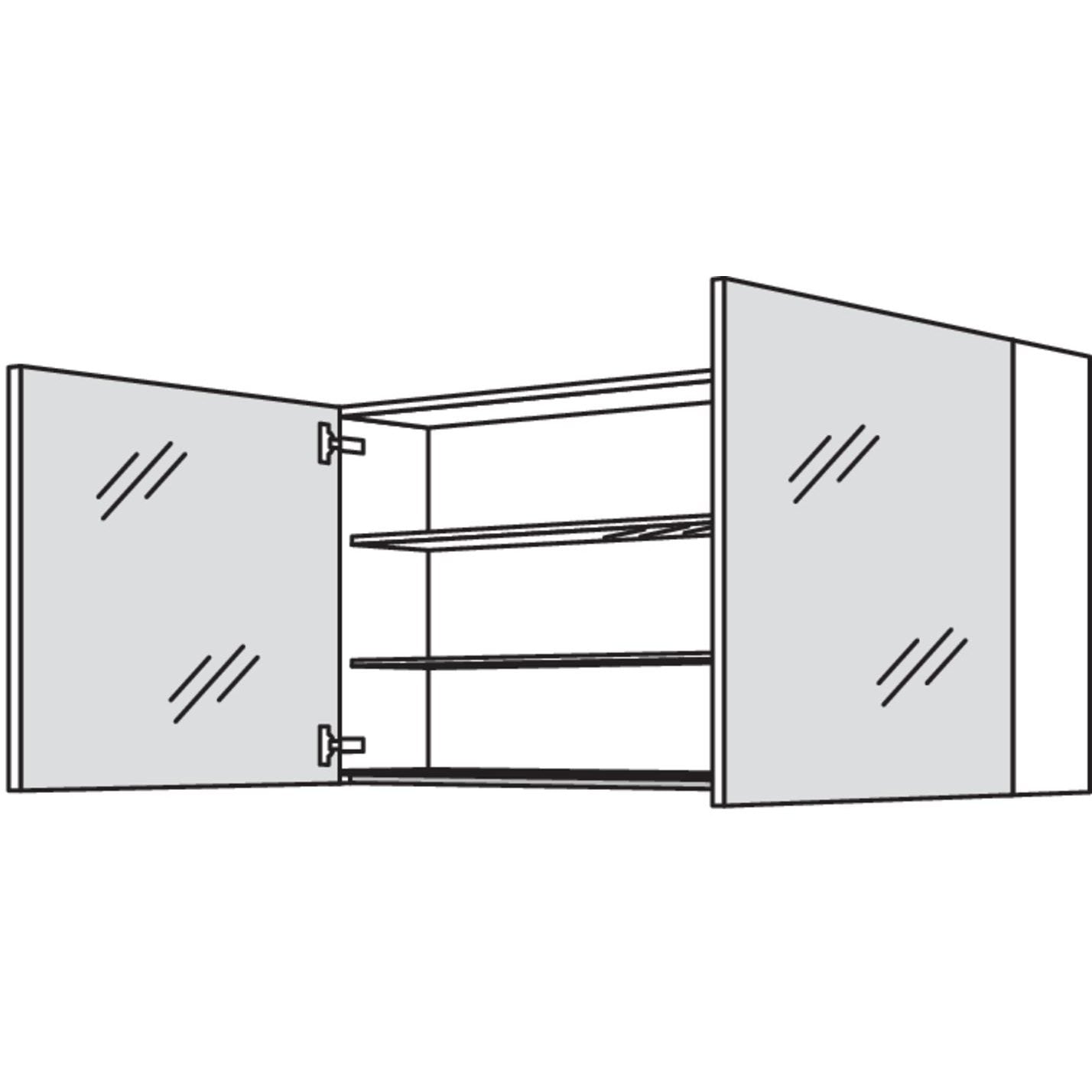 nobilia Armoire miroir WBSP120-1 120 cm