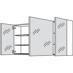 Nobilia Spiegelschrank WBSP3120-1 2732