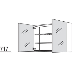 Nobilia Spiegelschrank WBSP60-1 2721
