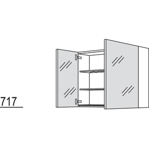 Nobilia Spiegelschrank WBSPA80-1 2728