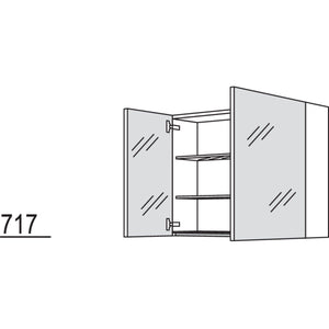 Nobilia Spiegelschrank WBSPA80-1 2728