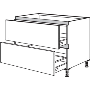 Nobilia Spuelen-Auszugschrank Separato NSPU2A-ASS80 51232