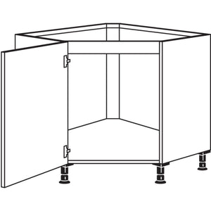 Nobilia Spuelen-Eckschrank- diagonal SPUED105 31238