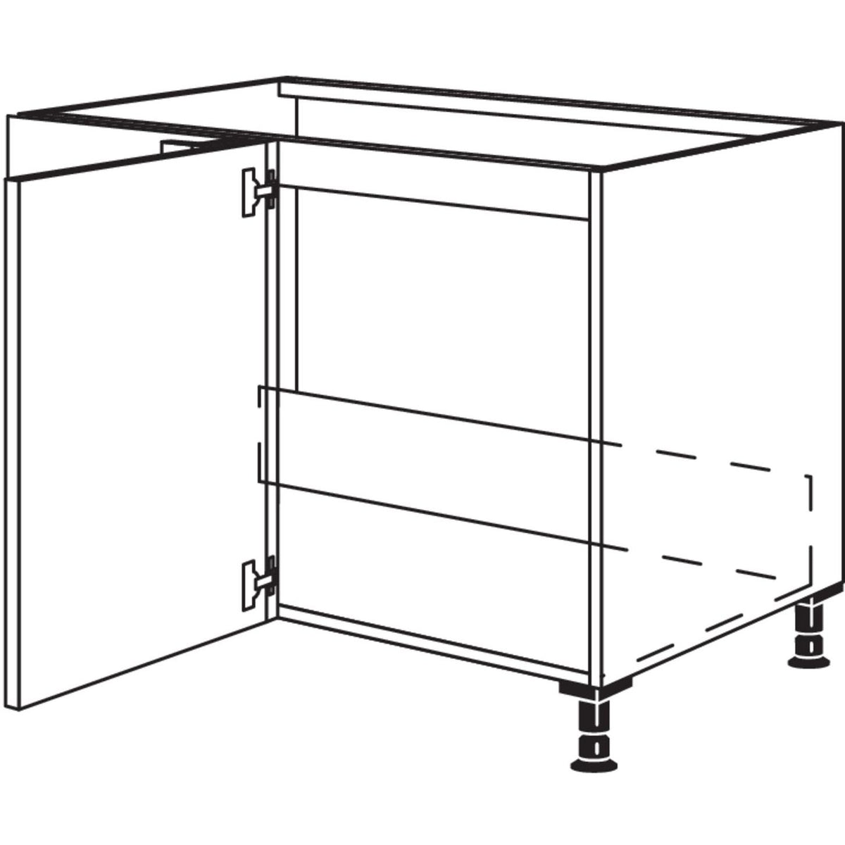 Nobilia Spuelen-Eckschrank SPUED100-60 32164