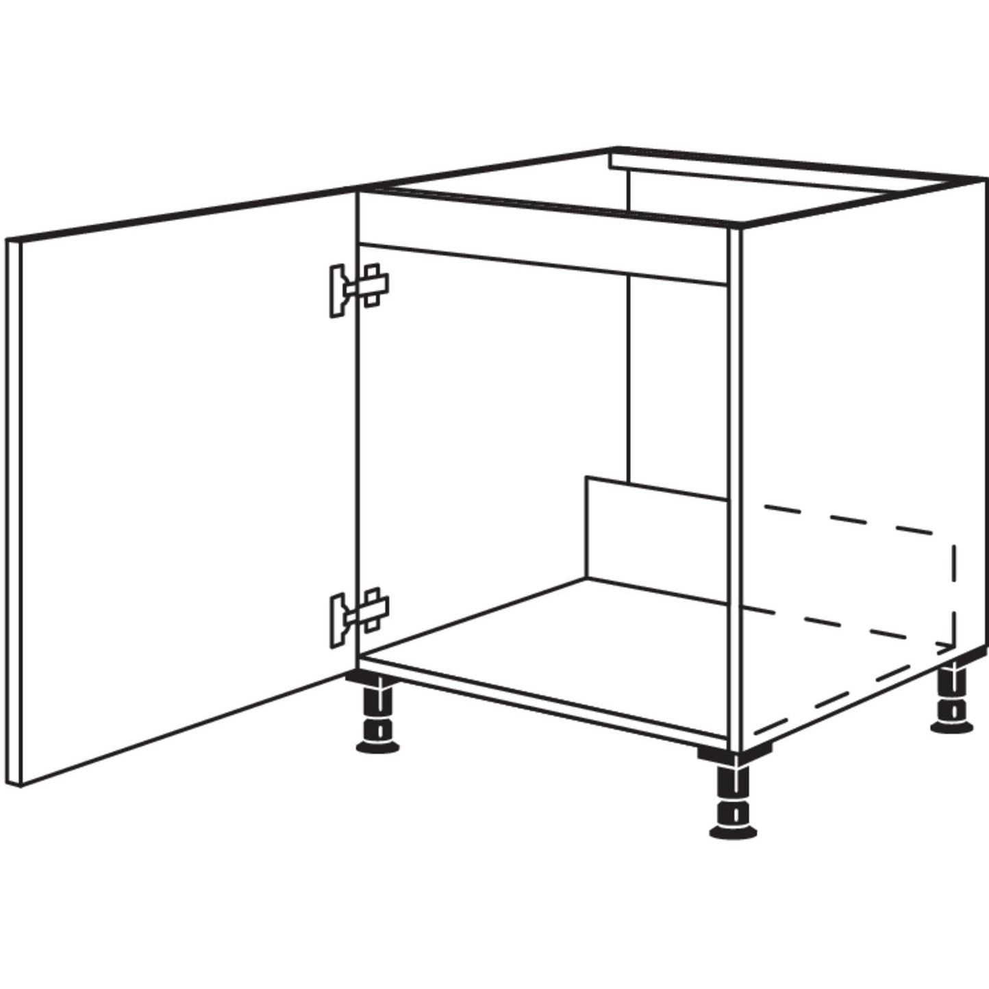 nobilia meuble sous-évier SPUD50 50 cm