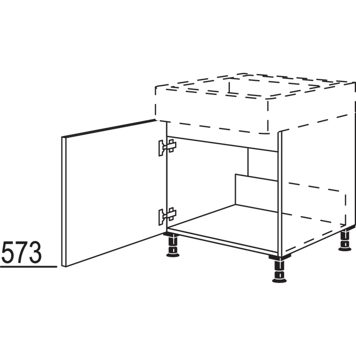 nobilia Spuelenschrank SPUST60 20210