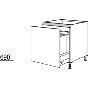 Nobilia Spülenschrank Separato-K NSPUA-ASK60 54256