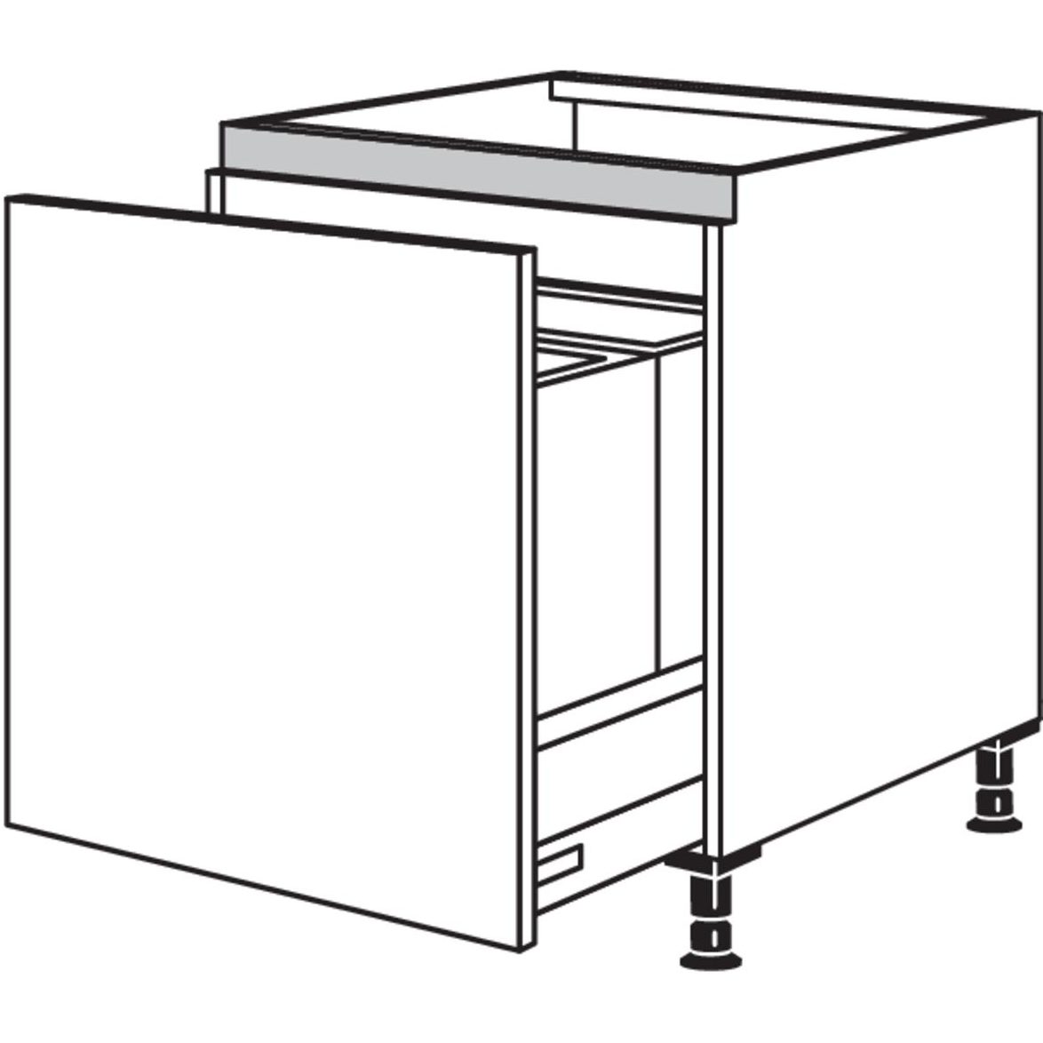Nobilia Spuelenschrank Separato-K NSPUA-ASK60 54256