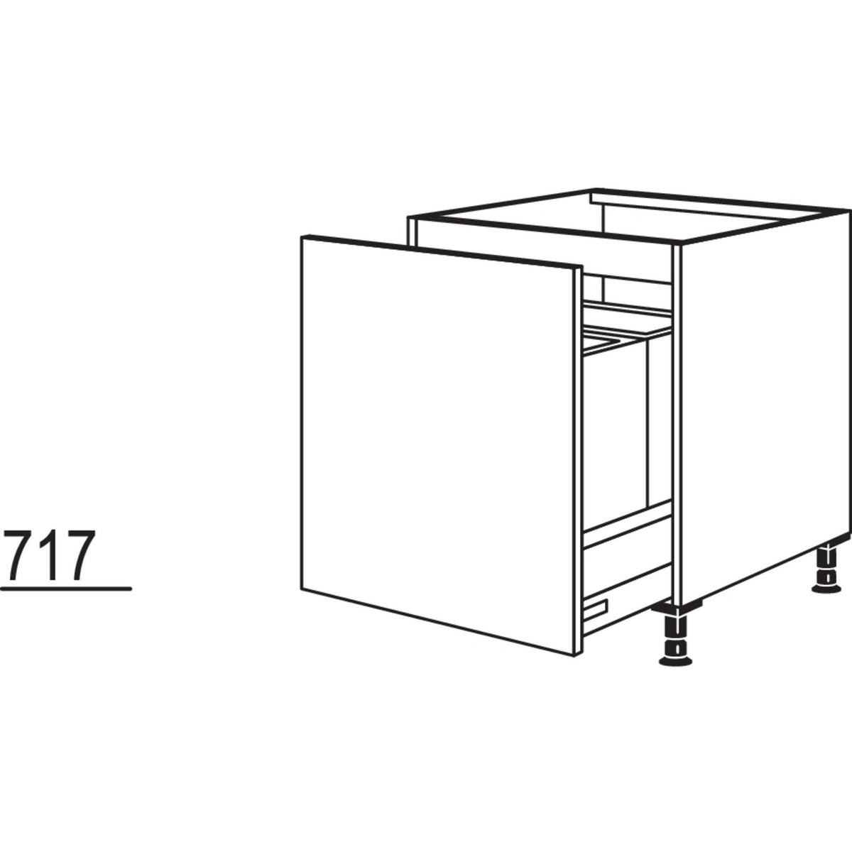 Nobilia Spuelenschrank Separato-K SPUDA-ASK60 21210
