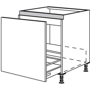 Nobilia Spuelenschrank fuer bauseitige Wertstoffbehaelter-Systeme NSPUAK-BW45 40294