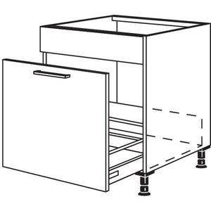 Nobilia Spuelenschrank fuer bauseitige Wertstoffbehaelter-Systeme SPUA-BW60 20286