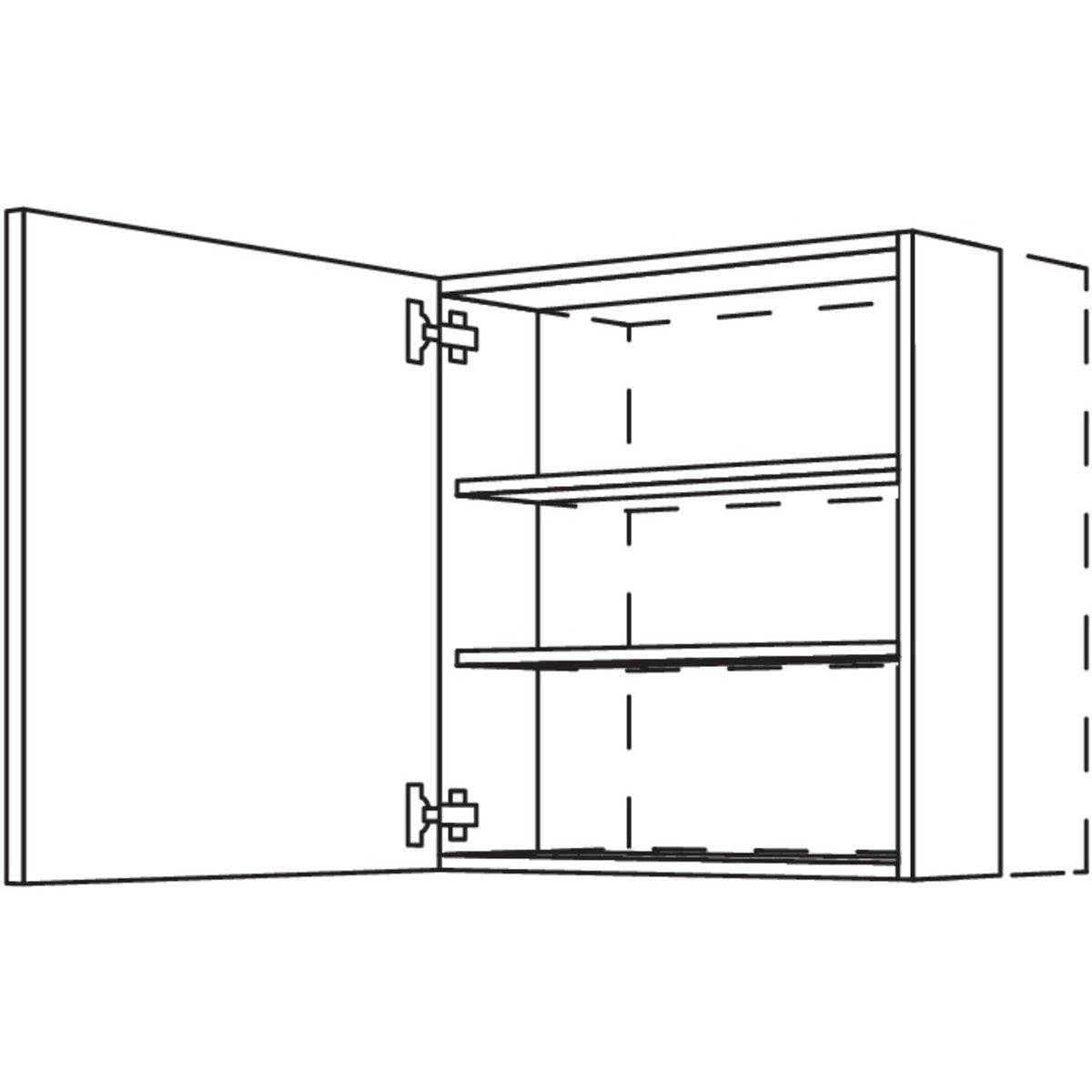 Nobilia Tiefenkuerzung an Schraenken und Regalen TK 9310