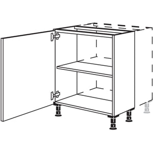 Nobilia Tiefenkürzung an Unterschränken auf Seitentiefe 461 mm TK46 7904