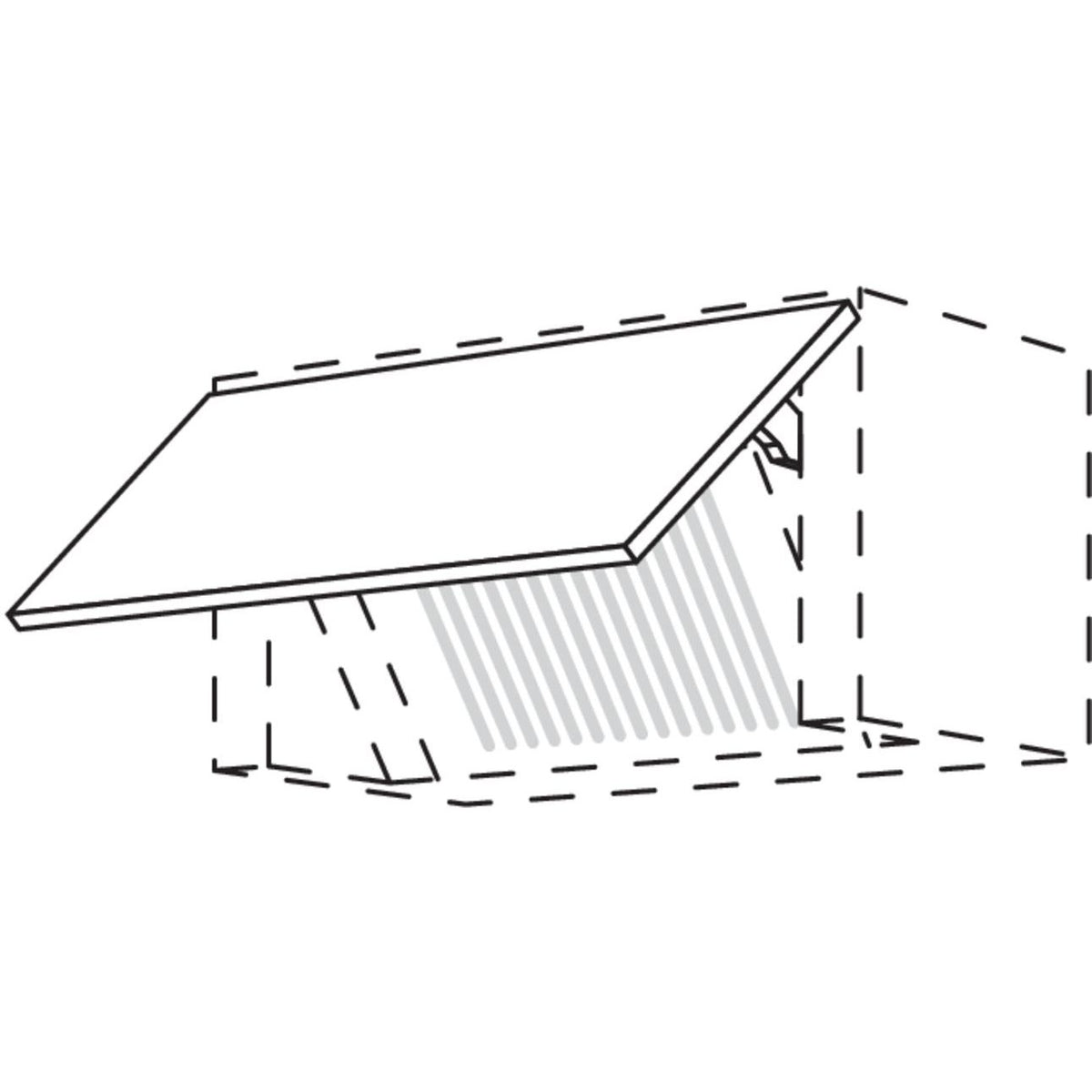 Nobilia Tuer fuer Dunstabzugshaube -Integrata- WTDAII60 3366