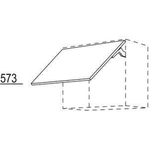Nobilia Tür für integrierte Dunstabzugshaube WTDAI 9577