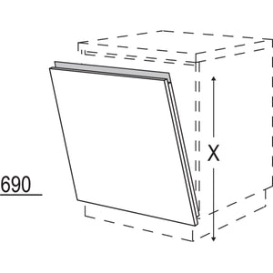 Nobilia Türfront für vollintegrierte Geschirrspüler NGGSB60 51878