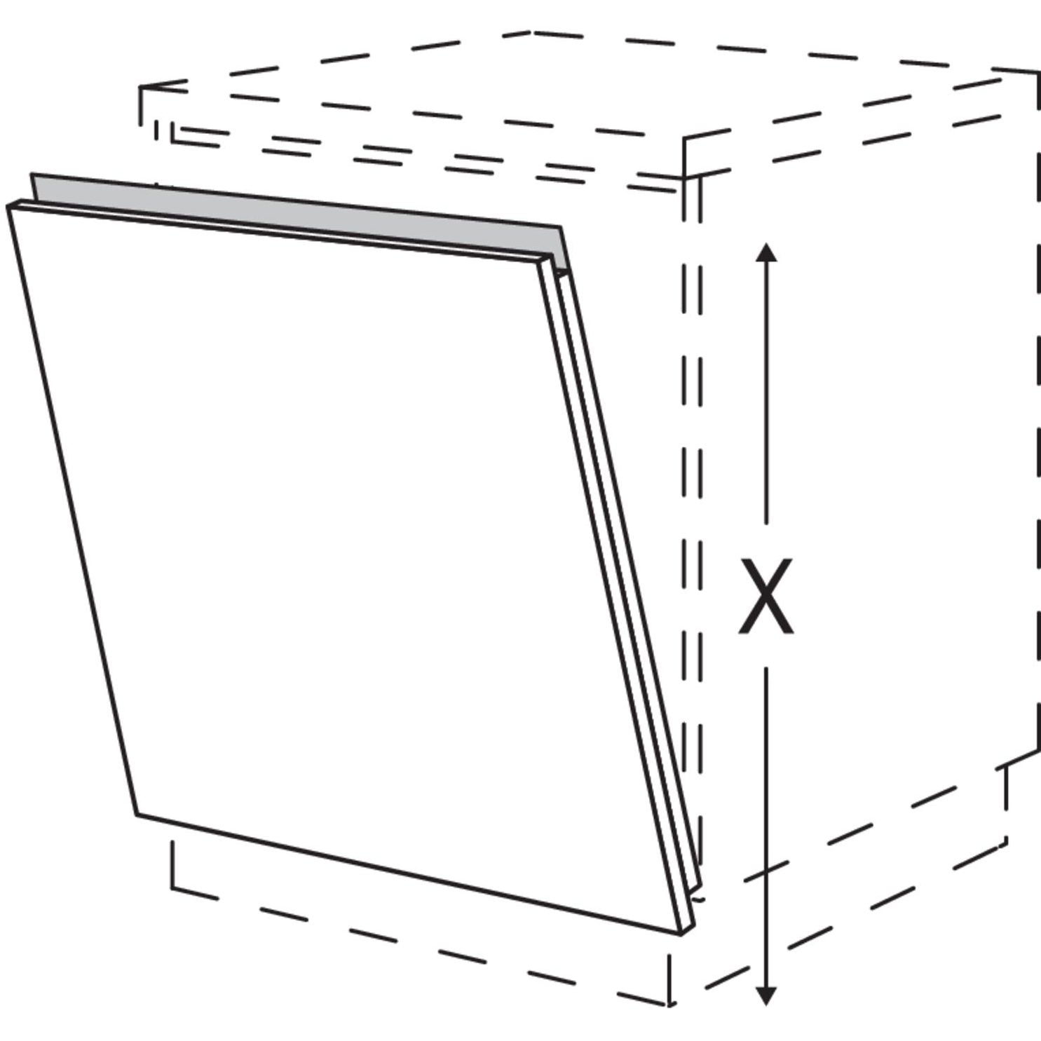 nobilia porte avant pour lave-vaisselle entièrement intégré NGGSB60 60 cm