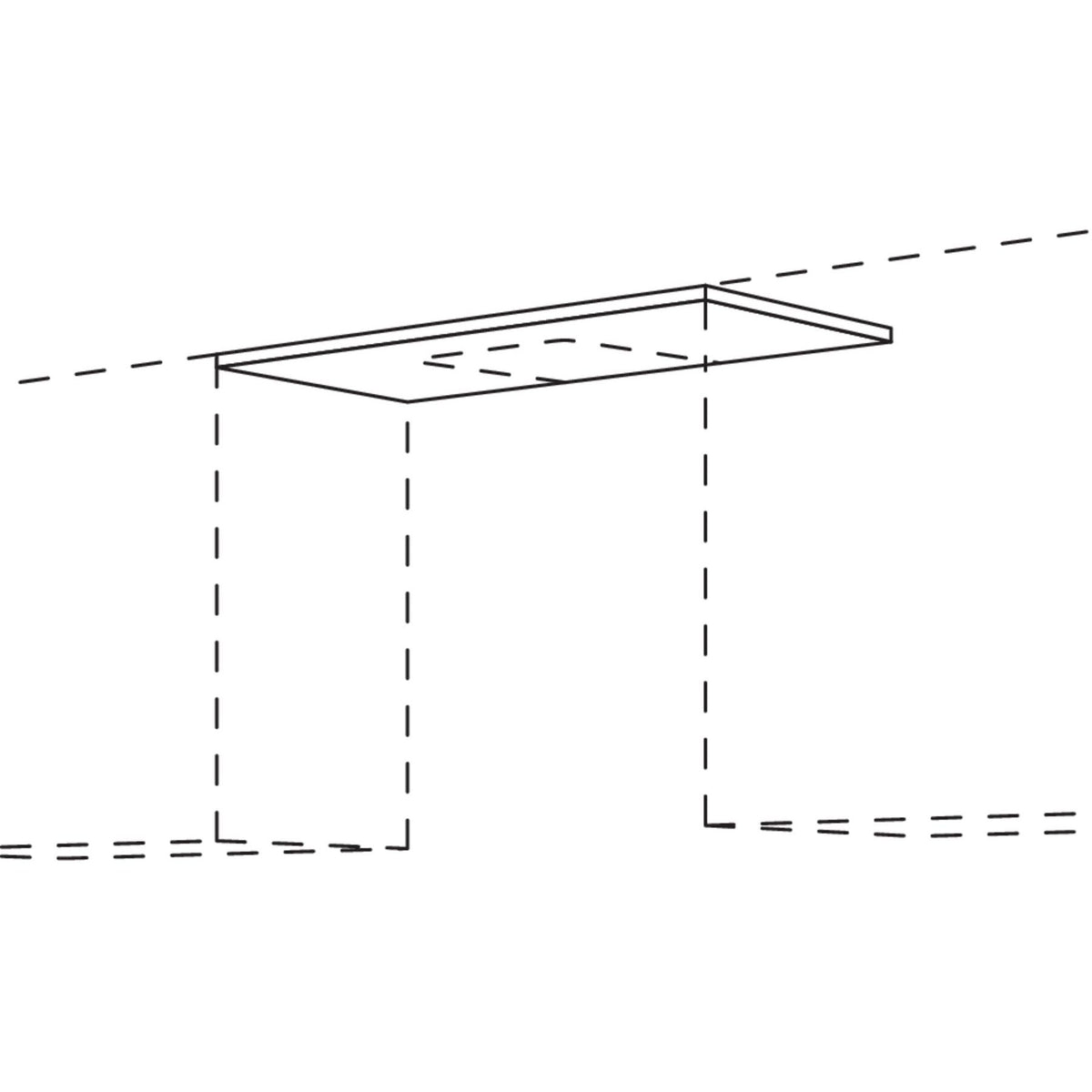 Nobilia Ueberbauboden aus Korpusmaterial 600 mm breit WZB60 16006