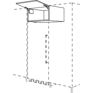 Nobilia Ueberbauschrank fuer freistehende Kuehlschraenke UFKK60-29 28693