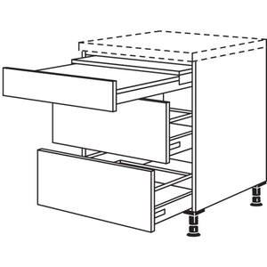 Nobilia Unterschrank Ausziehtisch UT2A50 32145