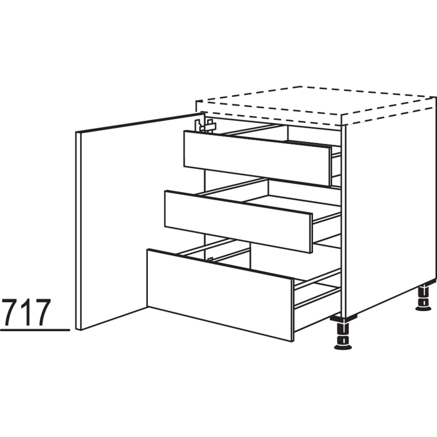 nobilia Unterschrank UD2IA50 20014