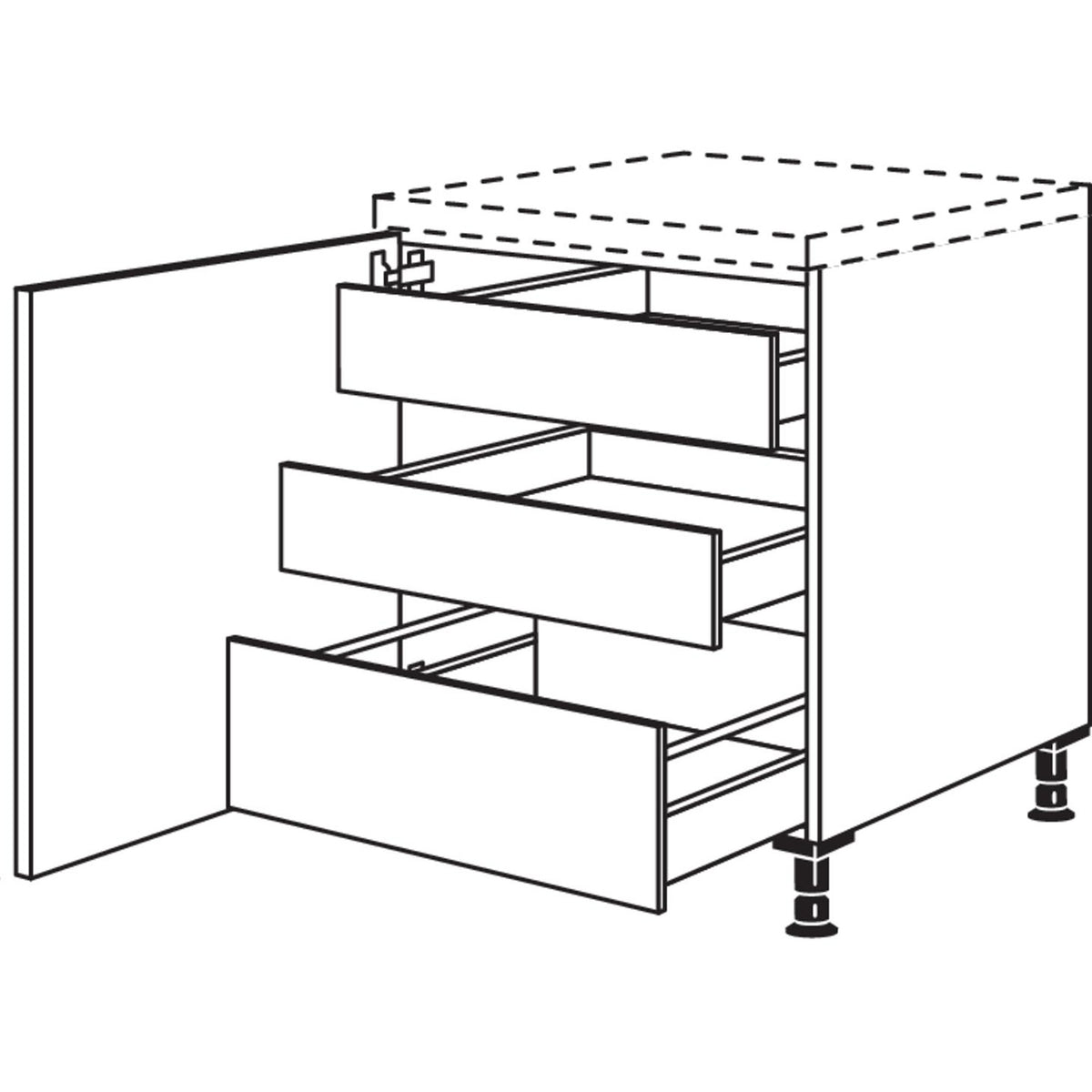 nobilia Unterschrank UD2IA40 20012