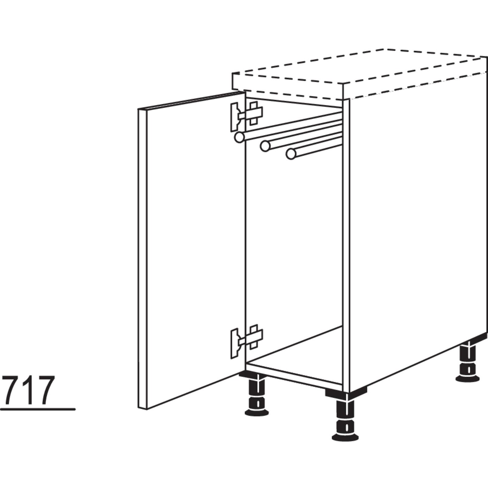 Nobilia XL-Unterschrank UDHT20-X 37002