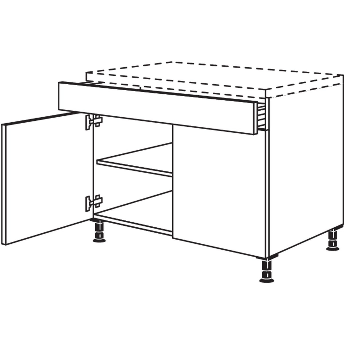 Nobilia Unterschrank USG100 23410
